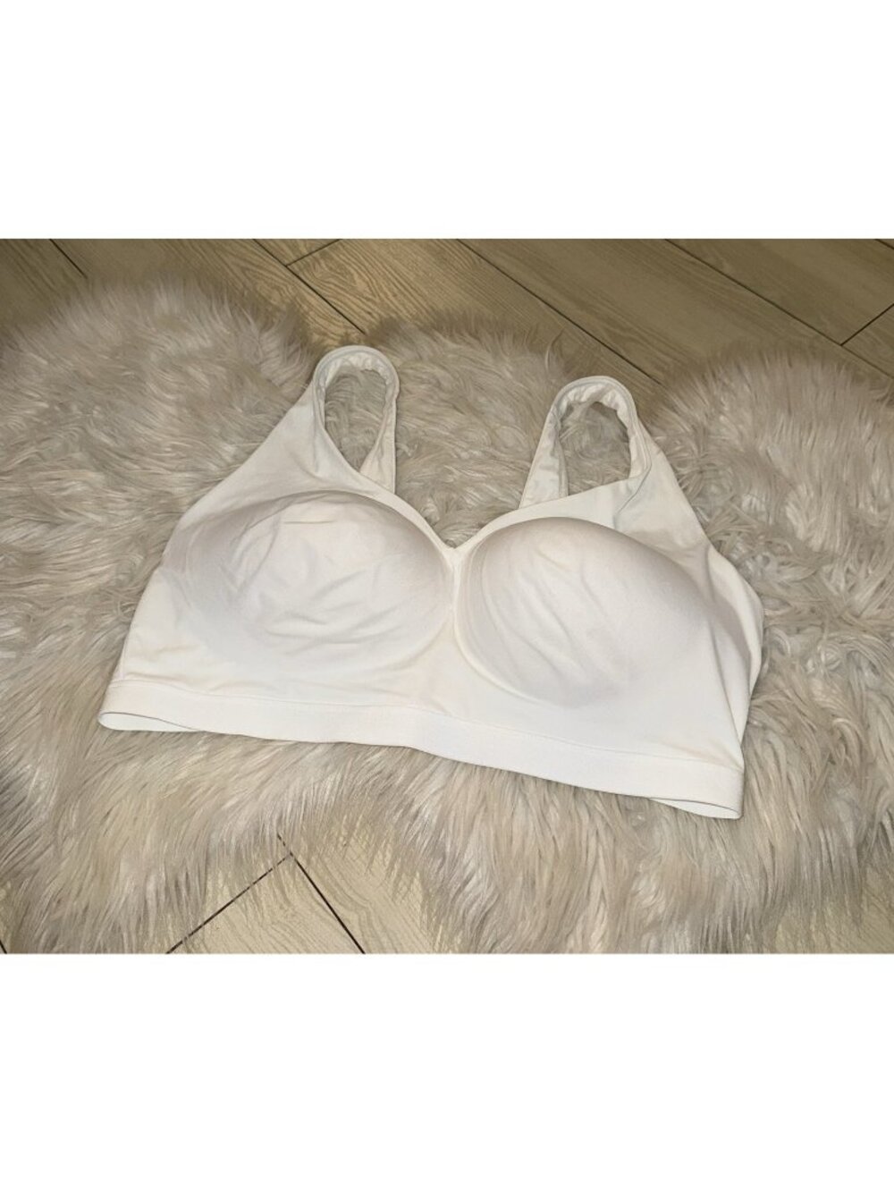 Warners RM1041A Cloud 9 Smooth Comfort Wireless Bra Womens XL XLarge White